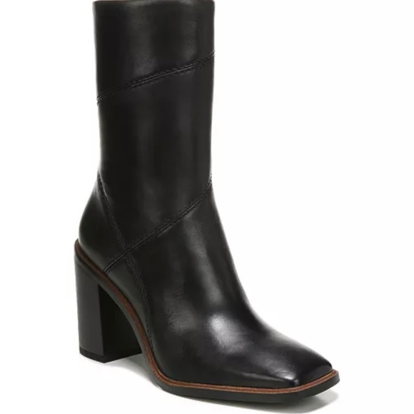 Franco Sarto Mid shaft block heel boot - Picture 3 of 9